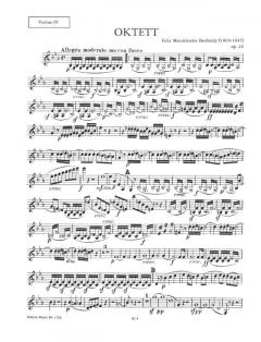 Oktett Es-Dur op. 20 von Felix Mendelssohn Bartholdy 