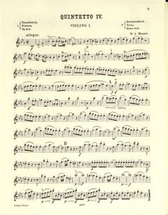 Streichquintette Band 1 von Wolfgang Amadeus Mozart im Alle Noten Shop kaufen (Stimmensatz)