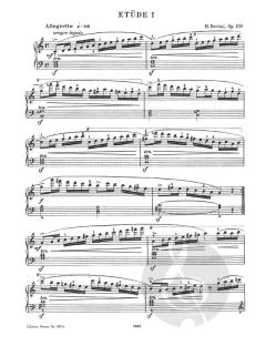 25 Leichte Etüden ohne Oktaven op. 100 von Henri Bertini für Klavier im Alle Noten Shop kaufen