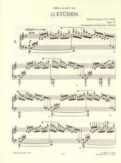 Etüden von Frédéric Chopin für Klavier im Alle Noten Shop kaufen