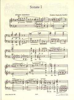 Sonaten von Frédéric Chopin 