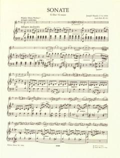 Sonate G-Dur Hob III:81 op. 77/1 von Joseph Haydn 