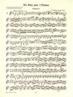 Duos op. 39 Band 1, Duo Nr. 1-3 von Jacques-Féréol Mazas 