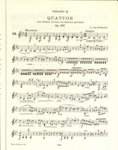 Streichquartette Band 3 op. 127, 130-133, 135 von Ludwig van Beethoven im Alle Noten Shop kaufen (Stimmensatz)