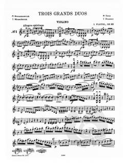 3 große Duos op. 69 von Ignaz Pleyel für Violine und Viola im Alle Noten Shop kaufen