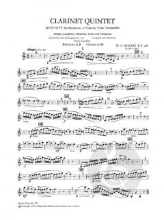 Klarinettenquintett A-Dur KV 581 von Wolfgang Amadeus Mozart 