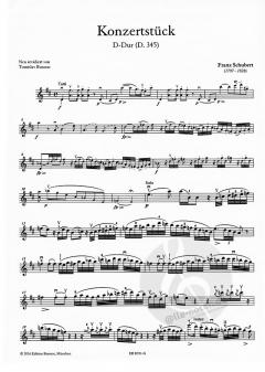 Konzertstück D-Dur D 345 von Franz Schubert für Violine und Klavier im Alle Noten Shop kaufen