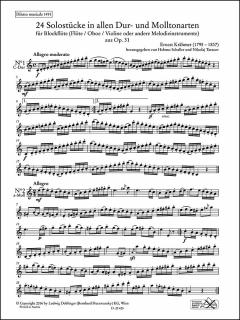 24 Solo-Stücke in allen Dur- und Molltonarten (Ernest Krähmer) 