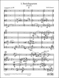 1. Streichquartett von Erich Urbanner im Alle Noten Shop kaufen