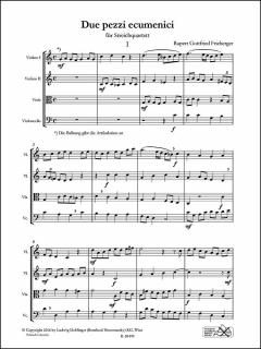 Due pezzi ecumenici von Rupert Gottfried Frieberger 