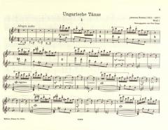 Ungarische Tänze Band 1 von Johannes Brahms 