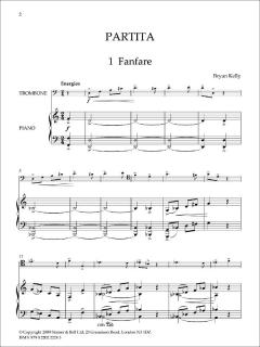 Partita for Trombone and Piano von Bryan Kelly 