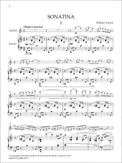 Sonatina for Violin & Piano von William Alwyn im Alle Noten Shop kaufen
