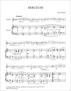 Berceuse von John Ireland 