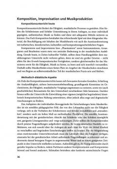 Lehrplan Musiktheorie und Komposition 