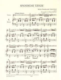 Spanische Tänze op. 12 von Moritz Moszkowski 