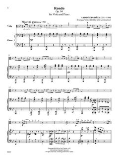 Rondo op. 94 von Antonín Dvorák 