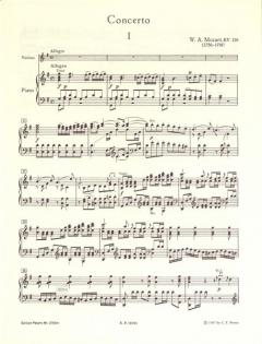 Konzert G-Dur KV 216 von Wolfgang Amadeus Mozart für Violine und Orchester im Alle Noten Shop kaufen - EP2193M