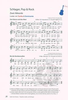 Jeder lernt Gitarre - Populäre Lieder und Schlager von Udo Zilkens 