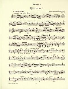 Streichquartette op. 41 / 1-3 von Robert Schumann im Alle Noten Shop kaufen (Stimmensatz)