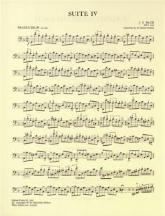 Solo-Suiten Nr. 4-5 für Violoncello von Johann Sebastian Bach für Kontrabass übertragen im Alle Noten Shop kaufen