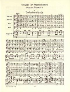 16 Gesänge für Frauenstimmen und Klavier (Robert Schumann) 