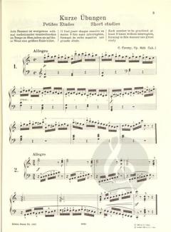160 kurze Übungen op. 821 von Carl Czerny für Klavier im Alle Noten Shop kaufen