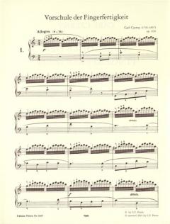 Vorschule der Fingerfertigkeit op. 636 von Carl Czerny für Klavier im Alle Noten Shop kaufen