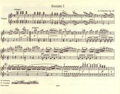 Sonaten op. 32, 33, 37 von Anton Diabelli für Klavier zu vier Händen im Alle Noten Shop kaufen