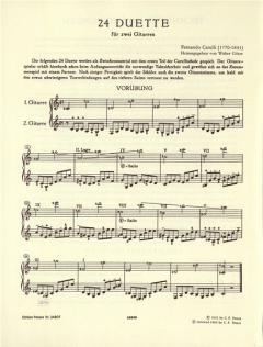 24 Duette von Ferdinando Carulli 