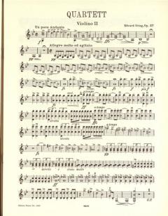 Streichquartett g-moll op. 27 von Edvard Grieg im Alle Noten Shop kaufen (Stimmensatz)