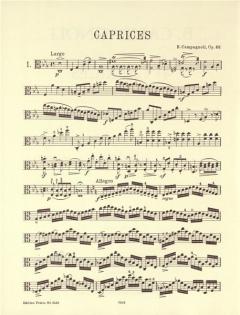 41 Capricen op. 22 von Bartolommeo Campagnoli für Viola solo im Alle Noten Shop kaufen