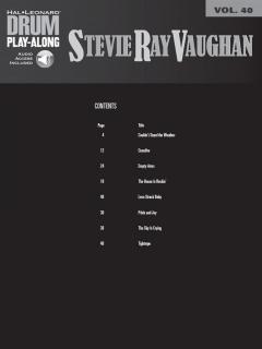 Drum Play-Along Vol. 40 (Stevie Ray Vaughan) 