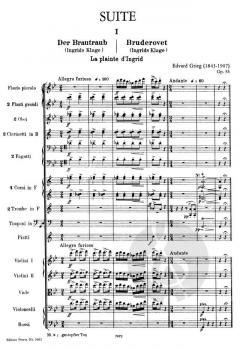 Peer Gynt Suite Nr. 2 op. 55 von Edvard Grieg für Orchester im Alle Noten Shop kaufen (Partitur)