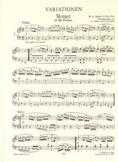 Variationen von Wolfgang Amadeus Mozart 