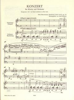 Konzert Nr. 2 d-moll op. 40 von Felix Mendelssohn Bartholdy 