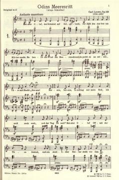 Balladen und Lieder Band 1 von Carl Loewe 