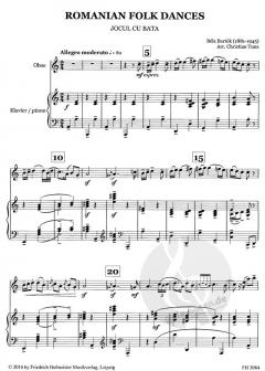 Rumänische Volkstänze von Béla Bartók 