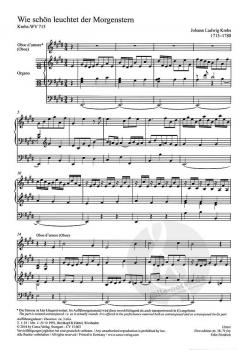Wie schön leuchtet der Morgenstern von Johann Ludwig Krebs 