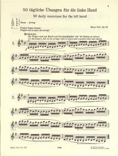 50 tägliche Übungen op. 98 von Hans Sitt 