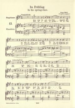 Mörike-Lieder Band 2 von Hugo Wolf 