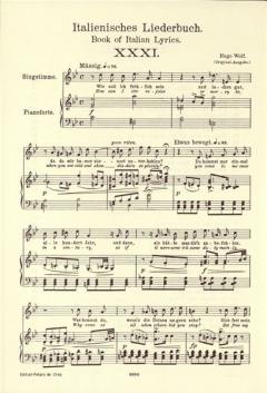 Italienisches Liederbuch Band 3 von Hugo Wolf 