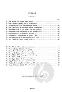 Eichendorff-Lieder Band 1 von Hugo Wolf 