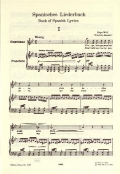 Spanisches Liederbuch Band 2 von Hugo Wolf 