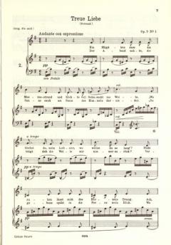 Lieder Band 1 von Johannes Brahms 