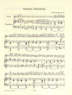 Scherzo-Tarantelle op. 16 von Henryk Wieniawski 
