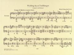 Hochzeitstag auf Troldhaugen op. 65/6 von Edvard Grieg 