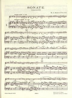 Sonaten Band 1 von Wolfgang Amadeus Mozart 
