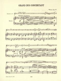 Grand Duo Concertant Es-Dur op. 48 von Carl Maria von Weber 