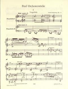 5 Orchester-Stücke op. 16 von Arnold Schönberg 
